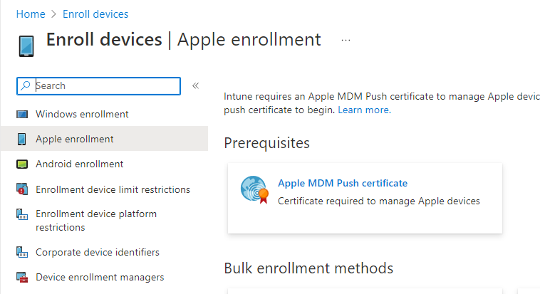 Renewing Your Apple MDM Certificate for Intune – BEMO Docs