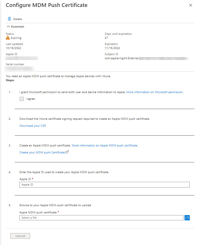 Renewing Your Apple MDM Certificate for Intune BEMO Docs