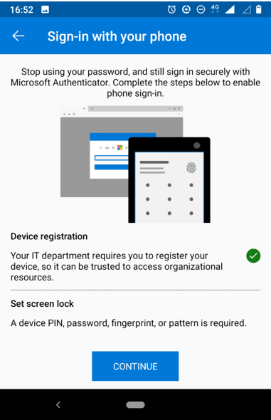 enable phone sign in microsoft authenticator